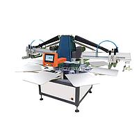 Hoystar GW-2C-8S Automatic 2 Color 8 Stations T-Shirt Screen Printing Machines (700pcs/Hr)