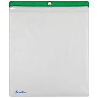 Menda 34456 Anti-Static Control Products ESD SHOP TRAVELER, ZIP, CLEAR, 10"x12"OD ,GREEN HEADER,10 PK