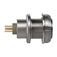 LEMO EAG.0T.511.CLN Connectors FIXED RECEPTACLE, FEMALE PCB, 30-26AWG, BRASS, IP68