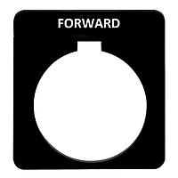 Square D 9001KN206BP Legend PSH BTTN LEGEND PLATE 30MM, Type K