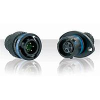 Eaton Souriau-Sunbank 8LTA603Z35SA Plugs 3P Bayonet Socket Plug EMI Ring Size 3