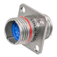 Cinch MD801-009-07NF10-26PE Receptacles Miniature D38999 Circular Connector, JN Receptacle, Banding Platform, Dual Start Thread, 8-13 Config, Pin Contact, Pol E, OD CAD
