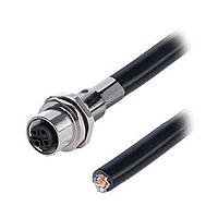 Same Sky (formerly CUI Devices) CDM1270-04D-FW-R9-100-67 Sensor Cables / Actuator Cables Solder Type,Rear Fasten PG9,D-Code 4PIN ,Screw Copper alloy,PUR 1.0M