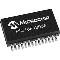 Microchip Technology PIC16F18055-I/SS MCUs 14KB Flash, 128EE, 1KB RAM, 10b ADC, PWM, CCP, HLT, WDT, PPS, EUSART, SPI/I2C