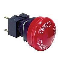 Omron Automation and Safety A165E-LS-24D-02 Safety Switches DPST-NC RED 24V 30mm IP65 Illuminated