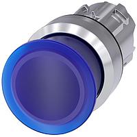 SIEMENS 3SU10511AD500AA0 Mushroom ILLUM. MUSHROOM PUSHBUTTON. 30MM. blue