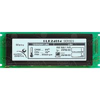 Matrix Orbital GLK24064-25-FGW-V Intelligent Graphic LCD 240x64 Blk Txt Gry/Wht B/G Ext Volt