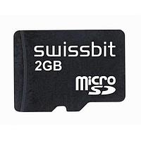 Swissbit SFSD2048N1AS1TO-I-QG-221-STD MicroSD Cards Industrial microSD Card, S-600u, 2 GB, SLC Flash, -40C to +85C