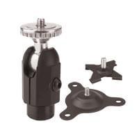 Panavise 883-03 CCTV Mount CCTV DUAL OPT 3"KNOB SET SCREW ADJ BLACK