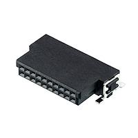 Harwin M55-6102042R Connectors 20P 1.27 SMC Female R/A SMT Type