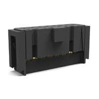 AMP Connectors - TE Connectivity 3-1658527-2 Ribbon Cable IDC LOW PRO HDR 60P VERT SHT LAT BLUE