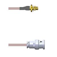 Amphenol Custom Cable Q-2U00I0001060i RF Cable Assemblies SMA-SJB/BNC-SP G178 60I