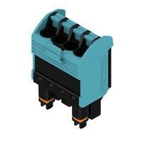 Weidmuller 1989090000 Pluggable Terminal Blocks BHF 5.00/04/180LH BK/BL