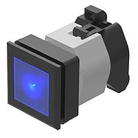 EAO 704.229.600 Momentary, Square SWTCH ELMT 2.2VDC SNGL CHIP LED-YLW