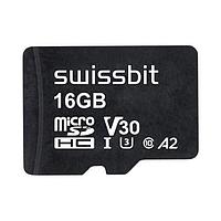 Swissbit SFSD016GN1AM1TB-E-CE-21P-STD Memory Cards Industrial microSD Card, S-56u, 16 GB, 3D PSLC Flash, -25C to +85C