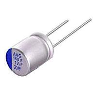 Cornell Dubilier (CDE) 126AVG160MGBJ Aluminum Polymer Capacitors 12uF 160V 20%