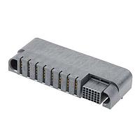 Molex 2141150015 Power to the Board EXTreme Guardian Right-Angle Receptacle Assembly with Guide Receivers, 8 Power Circuits, 30 Signal Circuits