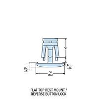 Heyco 10416 PCB Support HLCBSC11-10 NATURAL NYL PCB Support