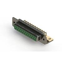EDAC 622-M25-360-GT4 D-Sub Connectors - Standard Density EDAC Right Angle D-Sub Connector