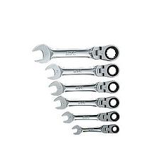 KTC TMSR2S06 Short Ratchet Combination Wrench Set (6 pcs)
