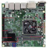 iBASE Technology MI995VF-X27 Single Board Computers ITX, Intel Xeon E-2176M(2.4Ghz 4.4GHz)+ CPU cooler, CM246 PCH, DDR4 SO-DIMM, w/219LM GbE LAN x 1 + I210AT GbE LAN x 1, Display( HDMI (2.0a)/DisplayPort/DVI-D/eDP), SATA III x 4, COM x 6, PCI-E(16x) x 1, M.2 x 2, MiniCIe x 1, Supporting vPro, iAMT 11.