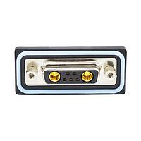 NorComp CDFR7W2213L461 Mixed Contact D-Sub Connectors 7W2 R/A solder F FL 4-40 thrd brkt 40Amp