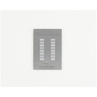Chip Quik PA0011-S Sockets & Adapters SOIC-28 Stainless Steel Stencil