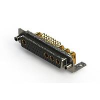 EDAC 630-36W4240-4NE Mixed Contact D-Sub Connectors Right-angle Power Combo D-Sub Connector