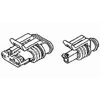 AMP Connectors - TE Connectivity 1743427-1 Housings SUPER SEAL 3P PLUG ASSY