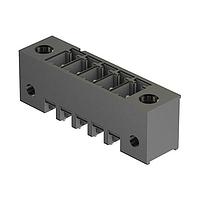 HARTING 14120915005000 Pluggable Terminal Blocks har-flexicon, 9pin male, vertical pcb mount (THR/SMC), with screw flange, 11Amps, pitch 3.81mm