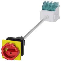 SIEMENS 3LD20440TK53 Knob-Operated DISC SW 16A DOOR ROT HDL 1HOLE R/Y 3P