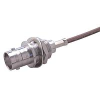 HUBER+SUHNER 24_BNC-50-2-29/133_NE Connectors BNC straight bulkhead cable jack(f)