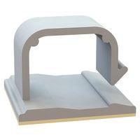 Essentra Components 22AWC00580 Wire Cord Clip Wire Cord Clip, Adhesive, .718x.578 Hold