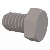 Essentra Components 010832H025 Cap Screw Hex Unslotted Bolt, #8-32 Thread, 1/4 Lg