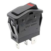 E-Switch RB341A1100-16 Rocker Switches Rocker, 16A, SPST, On-On , Panel Mount, Snap-In