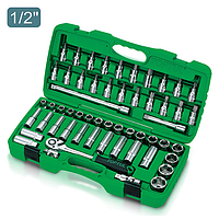 TOPTUL GAAI5502 Professional Grade 1/2" DR. Flank Socket Set (55 pcs)