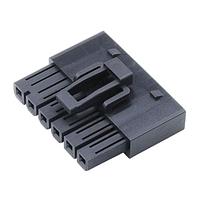 Molex 215913-1006 Housings Mini-Fit Max Receptacle Housing, Single Row, UL 94V-0, 6 Circuits, Glow-Wire Capable, Black