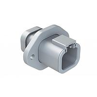 Amphenol SINE Systems ATP04-4P-PM02 4-Way 4 Pin Rcpt PM Panel Mount End Cap Gry