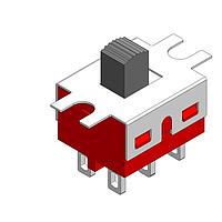 Dailywell 5MD1S102BM1QES Slide Switches ON-ON DPDT Solder