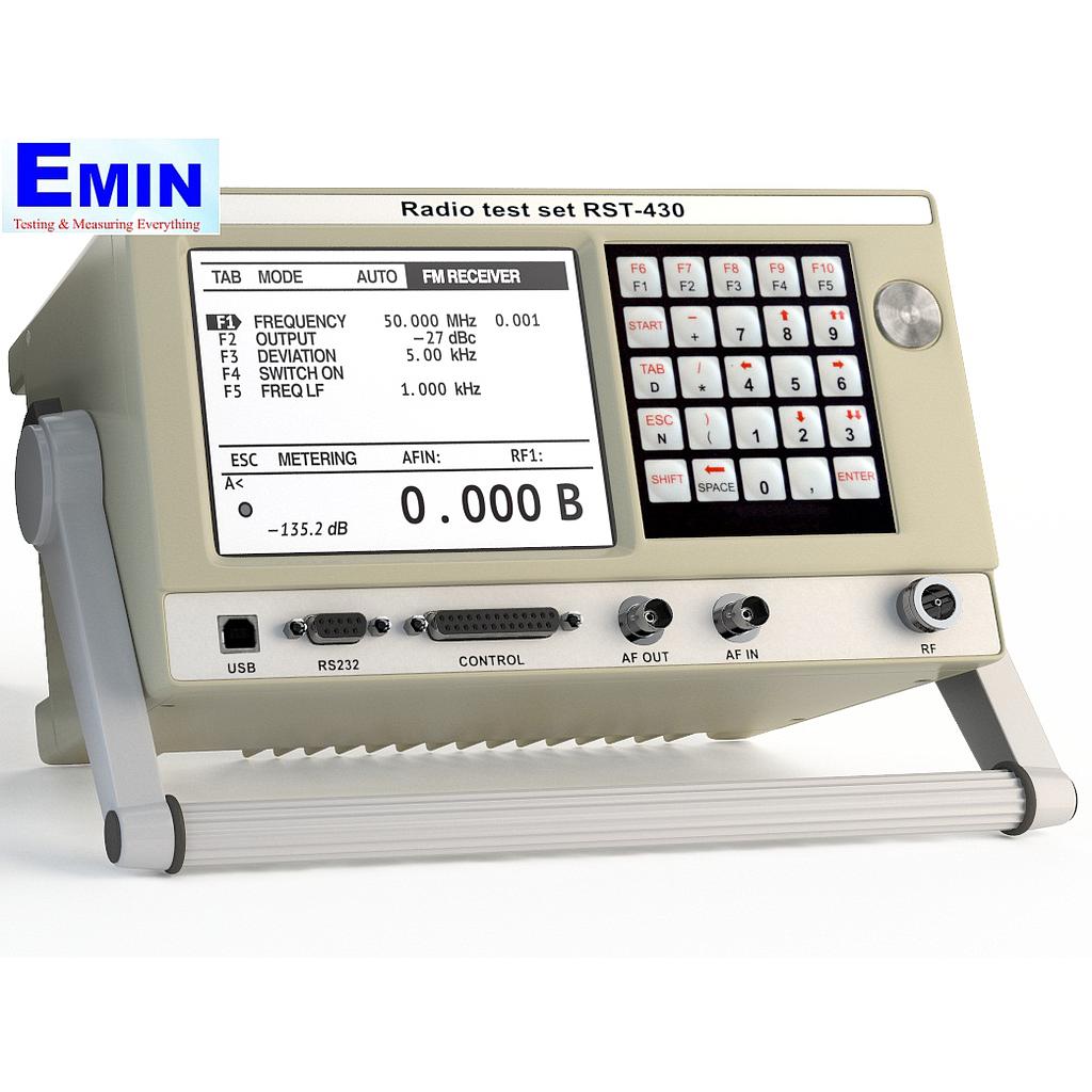 Radio communication testing equipment used for checking two-way radio performance