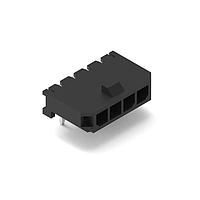 Wurth Elektronik 66200411022 Plug WR-MPC3 Micro Power Connectors 3.00 mm 4P THT Single Row Male Header Right Angled Tin Plating Glow Wire