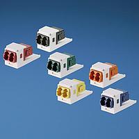 Panduit CMDPWTLCZIW Fiber Optic Connectors MiniCom Keyed (P-WT) Duplex LC Adapter