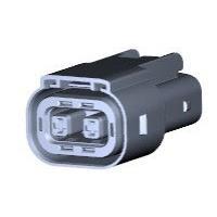 AMP Connectors - TE Connectivity 1587902-8 Plug Housing Plug Pig Tail Assy HV HVA280 2P