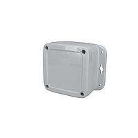 Bud Industries PU-16535 Outdoor Enclosure IP68/NEMA 6P Plastic Enclosure with Mounting Flanges (4.5 X 4.5 X 2.4 In)