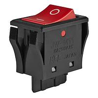 NKK Switches JWM11RC1A Rocker Switches 10A SPST ON OFF RED