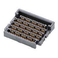 Molex 209141-1104 Board to Board & Mezzanine Connectors Mirror Mezz Conn 2.5mm Conn Hgt Mnt 4 Pair 11 Row 204 CKT 0.76um Au Plt w/ Pegs