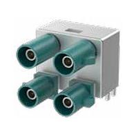 Rosenberger 59S2QF-40MT5-A-B-K-C_V1 PCB Connectors Rt Angle Plug PCB w/ Housing