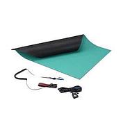 Desco S1460-48600GY 2-Layer Mat 2-LAYER RUBBER MAT GRAY/BLACK, 48" X 50 FT X 0.080", TEXTURED