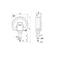 Mahr 4332005DKS Mechanical Dial Comparators (1010T, ±0.25 mm, IP54)