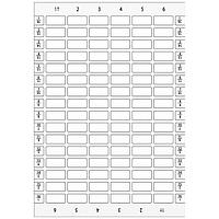 SIEMENS 3SU19000BJ610AA0 Adhesive Label ADHESIVE LABELS 12.5 X 27 MM, 480 LABELS